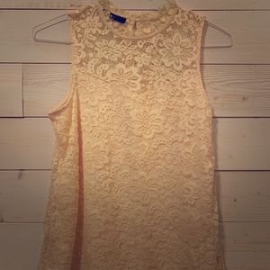 Apt. 9 Lace sleeveless Blouse